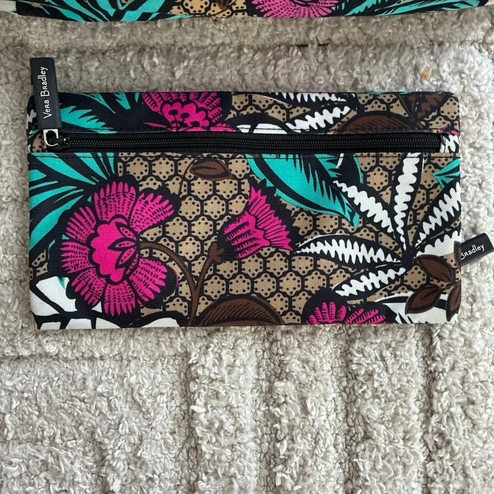 Vera Bradley Multicolor Floral Zipper Pouch